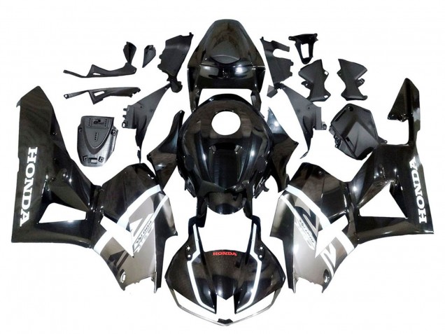 Carenados Moto Honda CBR600RR 2013-2023 - Plata Negro Brillante