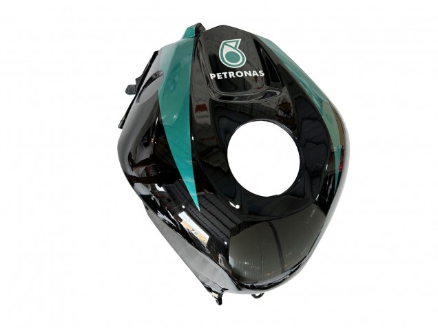 Carenado Moto Honda CBR600RR 2013-2023 - Azul Verdoso Negro Brillante Petronas 20