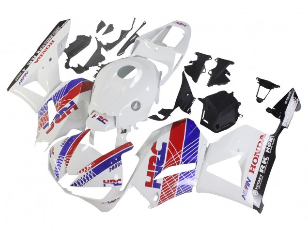 Carenado Moto Honda CBR600RR 2013-2023 - Blanco Rojo Azul HRC
