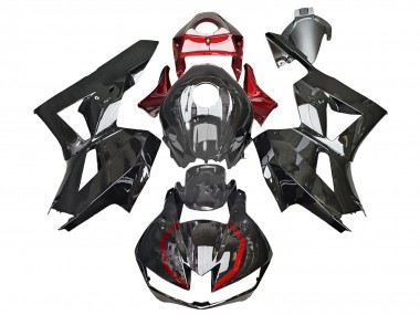 Carenados Moto Honda CBR600RR 2013-2023 - Negro Brillante Rojo