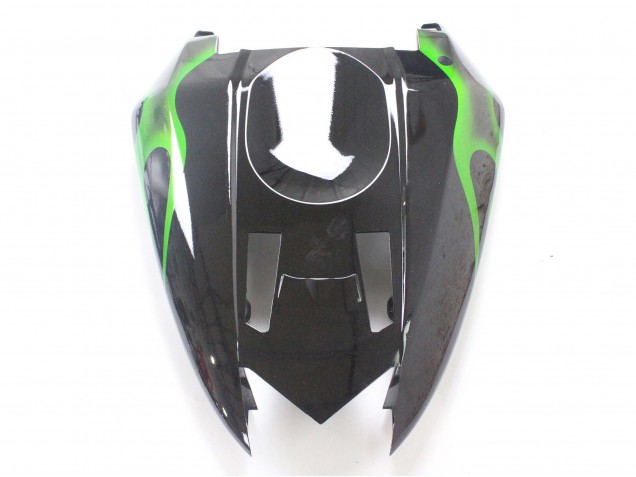 Carenados Moto Kawasaki ZX10R 2004-2005 - Negro Verde Llama Ninja