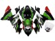 Carenados Moto Kawasaki ZX10R 2004-2005 - Blanco Negro Verde Elf