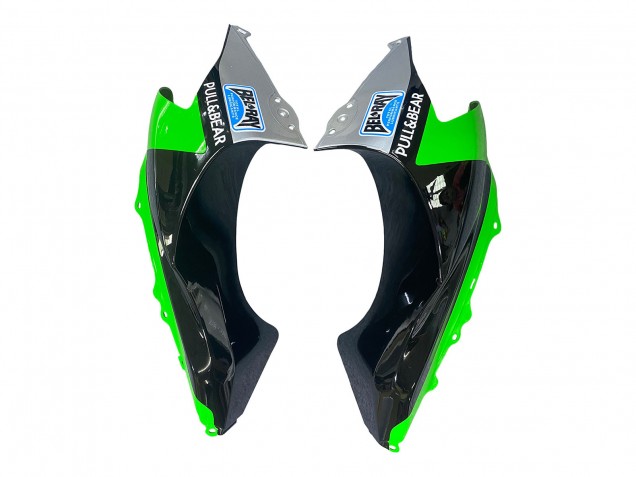 Carenados Moto Kawasaki ZX10R 2004-2005 - Verde Plata Negro 69