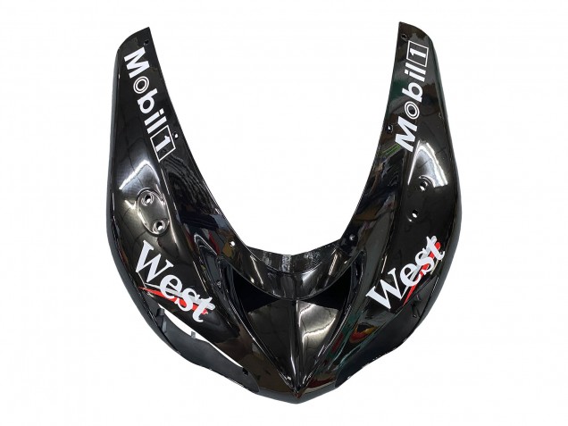 Carenados Moto Kawasaki ZX10R 2006-2007 - Negro Brillante Blanco West