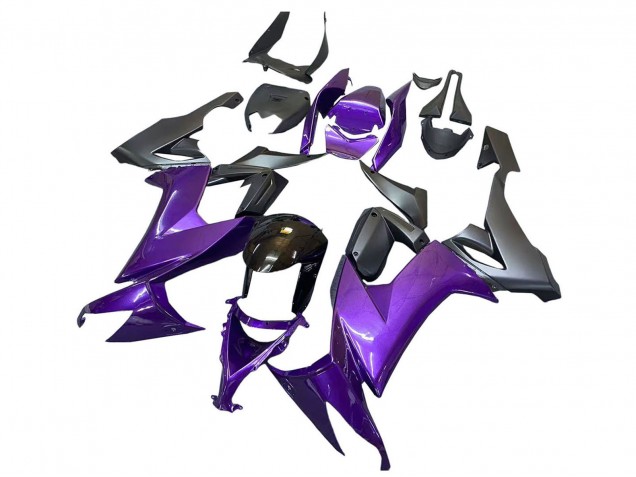 Carenados Moto Kawasaki ZX10R 2008-2010 - Púrpura Negro
