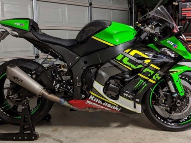 Carenados Moto Kawasaki ZX10R 2011-2015 - Verde Amarillo Negro Blanco Elf Monstruo
