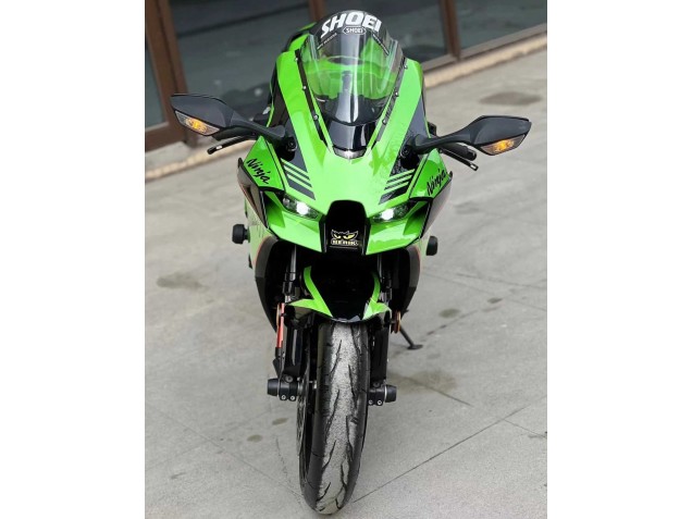 Carenados Moto Kawasaki ZX10R 2021-2025 - Verde Negro Brillante