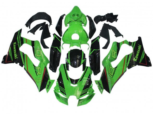 Carenados Moto Kawasaki ZX10R 2021-2025 - Verde Negro Brillante