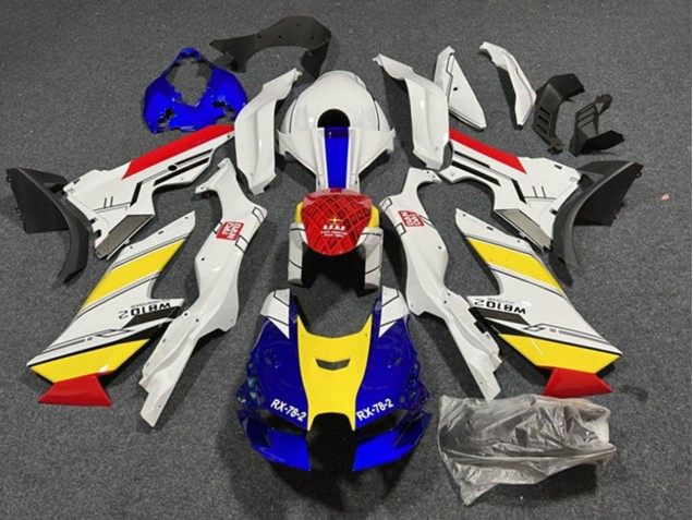 Carenados Moto Kawasaki ZX10R 2021-2025 - Blanco Azul Rojo Amarillo