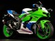 Carenados Moto Kawasaki ZX10R 2021-2025 - Blanco Verde Azul Negro