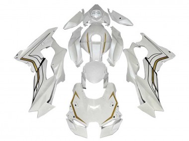 Carenados Moto Kawasaki ZX10R 2021-2025 - Blanco Oro