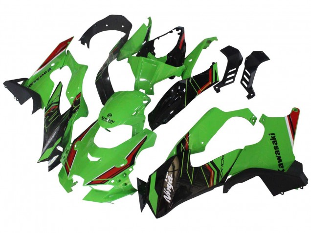 Carenados Moto Kawasaki ZX10R 2021-2025 - Verde Negro Rojo