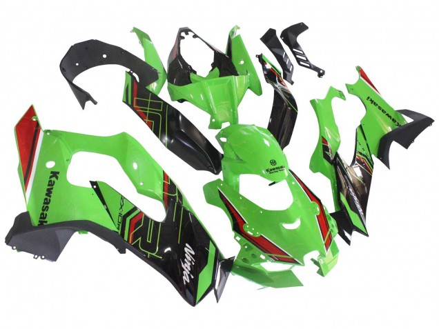 Carenados Moto Kawasaki ZX10R 2021-2025 - Verde Negro Rojo