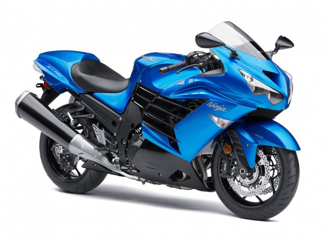 Carenados Moto Kawasaki ZX14R ZZR1400 2012-2024 - Azul
