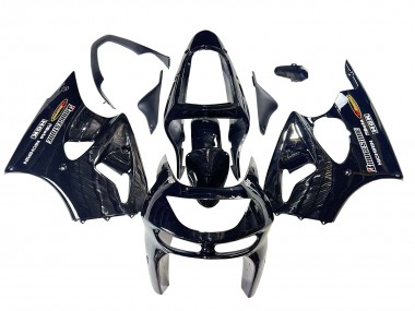 Carenados Moto Kawasaki ZX6R 1998-1999 - Negro Brillante Amarillo Elf Bridgestone