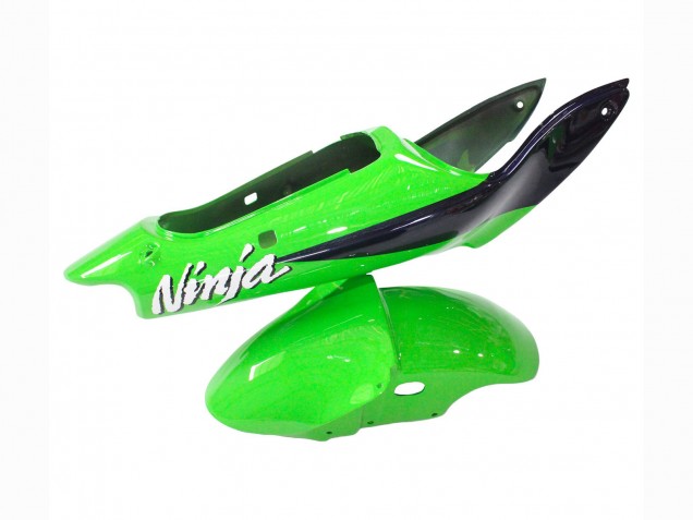 Carenados Moto Kawasaki ZX6R 1998-1999 - Verde Blanco Azul Oscuro Plata