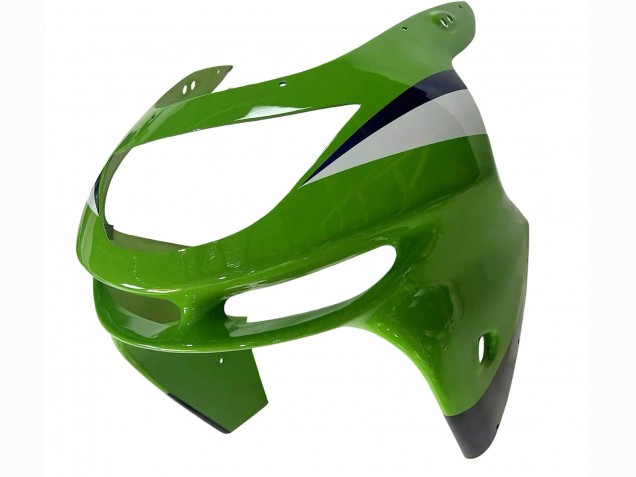 Carenados Moto Kawasaki ZX6R 1998-1999 - Verde Blanco Azul Plata Negro Brillante