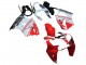 Carenados Moto Kawasaki ZX6R 2000-2002 - Blanco Rojo Negro