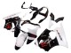 Carenados Moto Kawasaki ZX6R 2000-2002 - Blanco Negro Rojo Monstruo