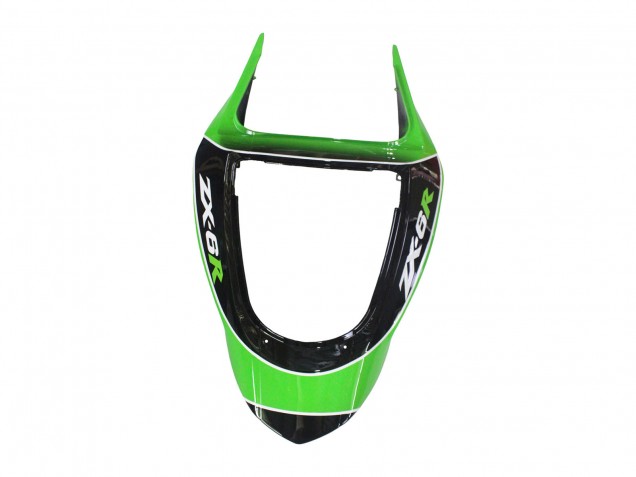 Carenados Moto Kawasaki ZX6R 2003-2004 - Verde Blanco Negro