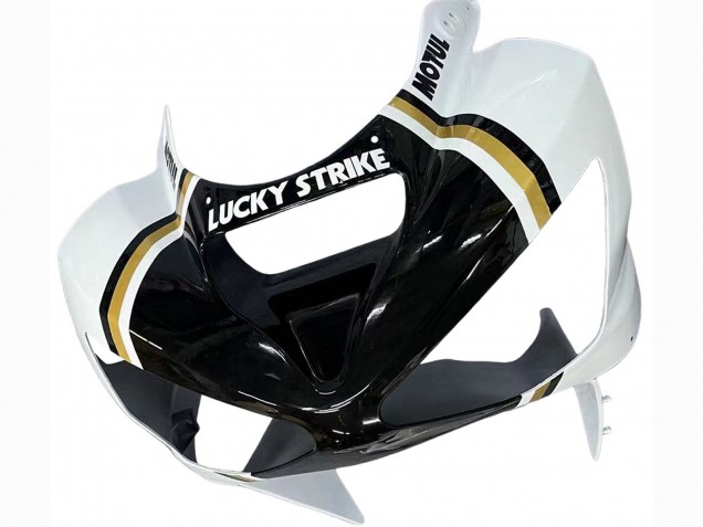 Carenados Moto Kawasaki ZX6R 2003-2004 - Blanco Negro Motul Lucky Strike