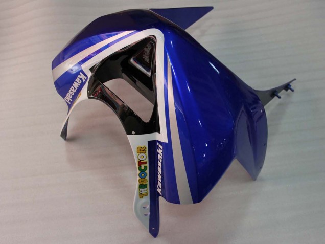 Carenados Moto Kawasaki ZX6R 2003-2004 - Blanco Azul Rojo Fiat