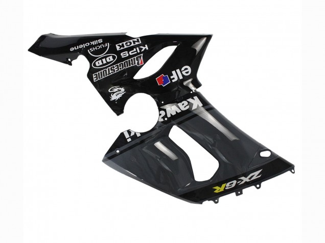 Carenados Moto Kawasaki ZX6R 2005-2006 - Gris Oscuro Negro