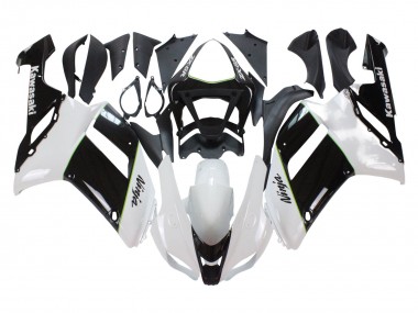 Carenados Moto Kawasaki ZX6R 2007-2008 - Negro Blanco Ninja
