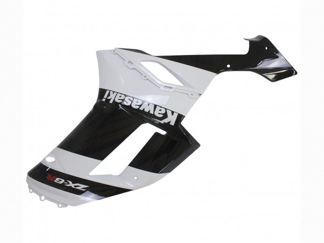 Carenado Moto Kawasaki ZX6R 2007-2008 - Blanco Negro