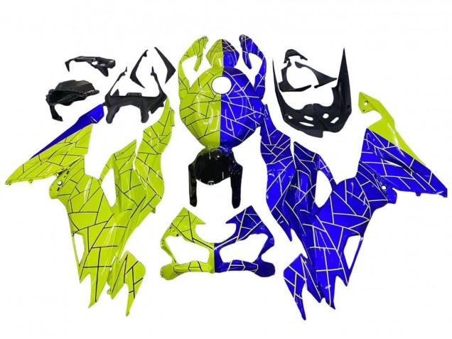 Carenados Moto Kawasaki ZX6R 2019-2022 - Azul Amarillo