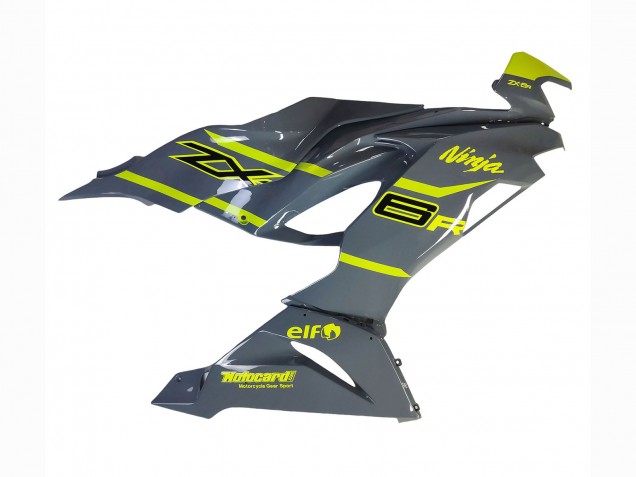 Carenados Moto Kawasaki ZX6R 2019-2022 - Nardo Gris Amarillo