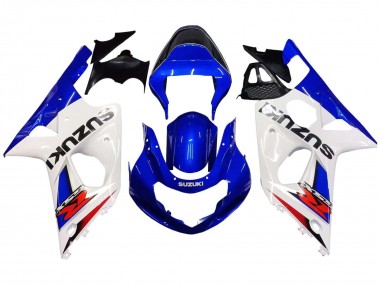 Carenados Moto Suzuki GSXR1000 2000-2002 - Blanco Azul Rojo