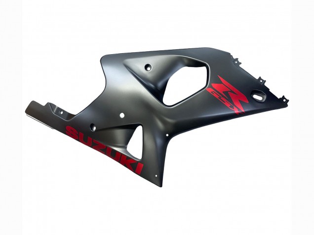Carenados Moto Suzuki GSXR1000 2000-2002 - Gris Mate Rojo Calcomanía