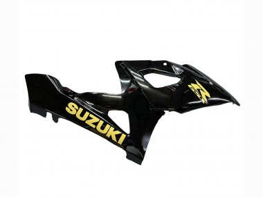 Carenados Moto Suzuki GSXR 1000 2005-2006 - Negro Brillante Oro Calcomanía