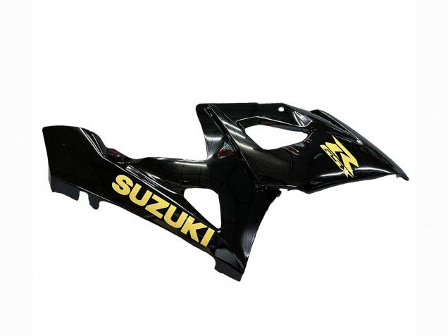 Carenados Moto Suzuki GSXR 1000 2005-2006 - Negro Brillante Oro Calcomanía