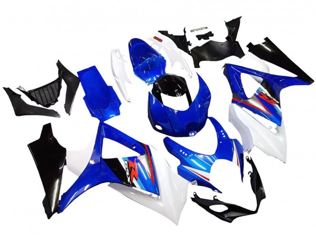 Carenados Moto Suzuki GSXR 1000 2007-2008 - Blanco Azul Negro Rojo