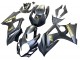 Carenados Moto Suzuki GSXR 1000 2007-2008 - Negro Mate Oro Calcomanía