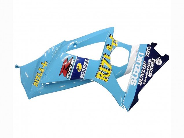 Carenados Moto Suzuki GSXR 1000 2007-2008 - Azul Claro Amarillo Negro Motul Rizla
