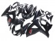 Carenados Moto Suzuki GSXR 1000 2007-2008 - Negro Mate Rojo Calcomanía