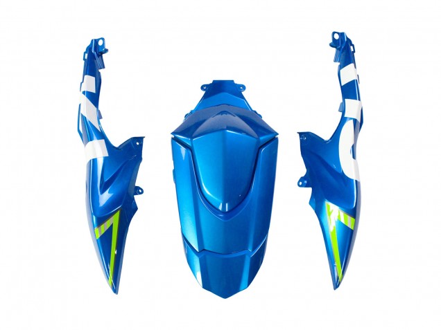 Carenados Moto Suzuki GSXR 1000 2009-2016 - Azul Claro Verde Motul 29 Ecstar