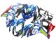 Carenados Moto Suzuki GSXR 1000 2009-2016 - Azul Claro Verde Rojo Motul