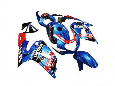 Carenados Moto Suzuki GSXR 600 / GSXR 750 2001-2003 - Azul Rojo Carrera