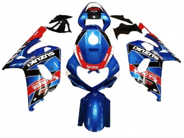 Carenados Moto Suzuki GSXR 600 / GSXR 750 2001-2003 - Azul Rojo Carrera