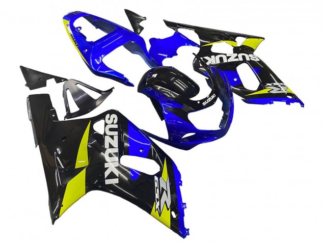 Carenados Moto Suzuki GSXR 600 / GSXR 750 2001-2003 - Azul Amarillo Negro Brillante
