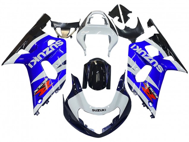 Carenados Moto Suzuki GSXR 600 / GSXR 750 2001-2003 - Azul Blanco Negro Brillante Rojo