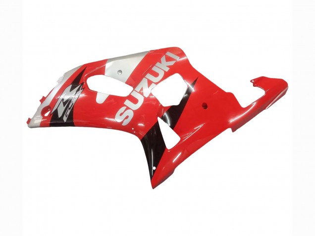 Carenado Moto Suzuki GSXR 600 / GSXR 750 2001-2003 - Rojo Blanco Negro Brillante