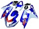 Carenado Moto Suzuki GSXR 600 / GSXR 750 2004-2005 - Blanco Azul Rojo