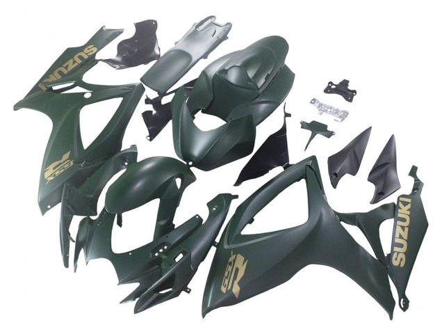 Carenados Moto Suzuki GSXR 600 / GSXR 750 2006-2007 - Verde Militar Mate