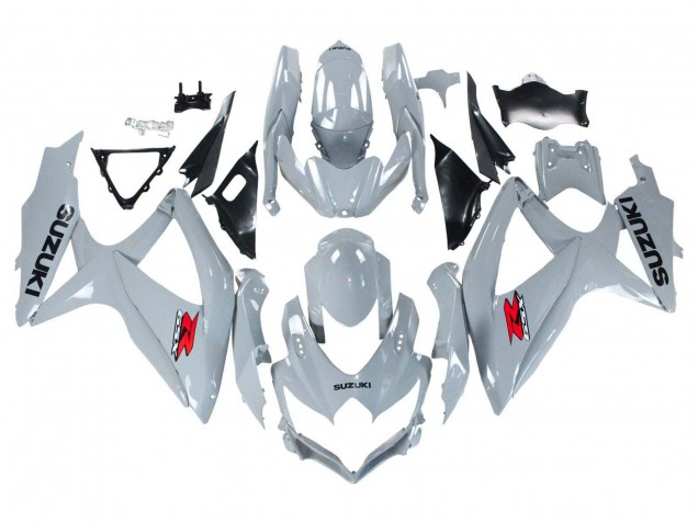 Carenados Moto Suzuki GSXR 600 / GSXR 750 2008-2010 - Gris Brillante