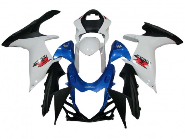 Carenados Moto Suzuki GSXR 600 / GSXR 750 2011-2024 - Blanco Azul Negro